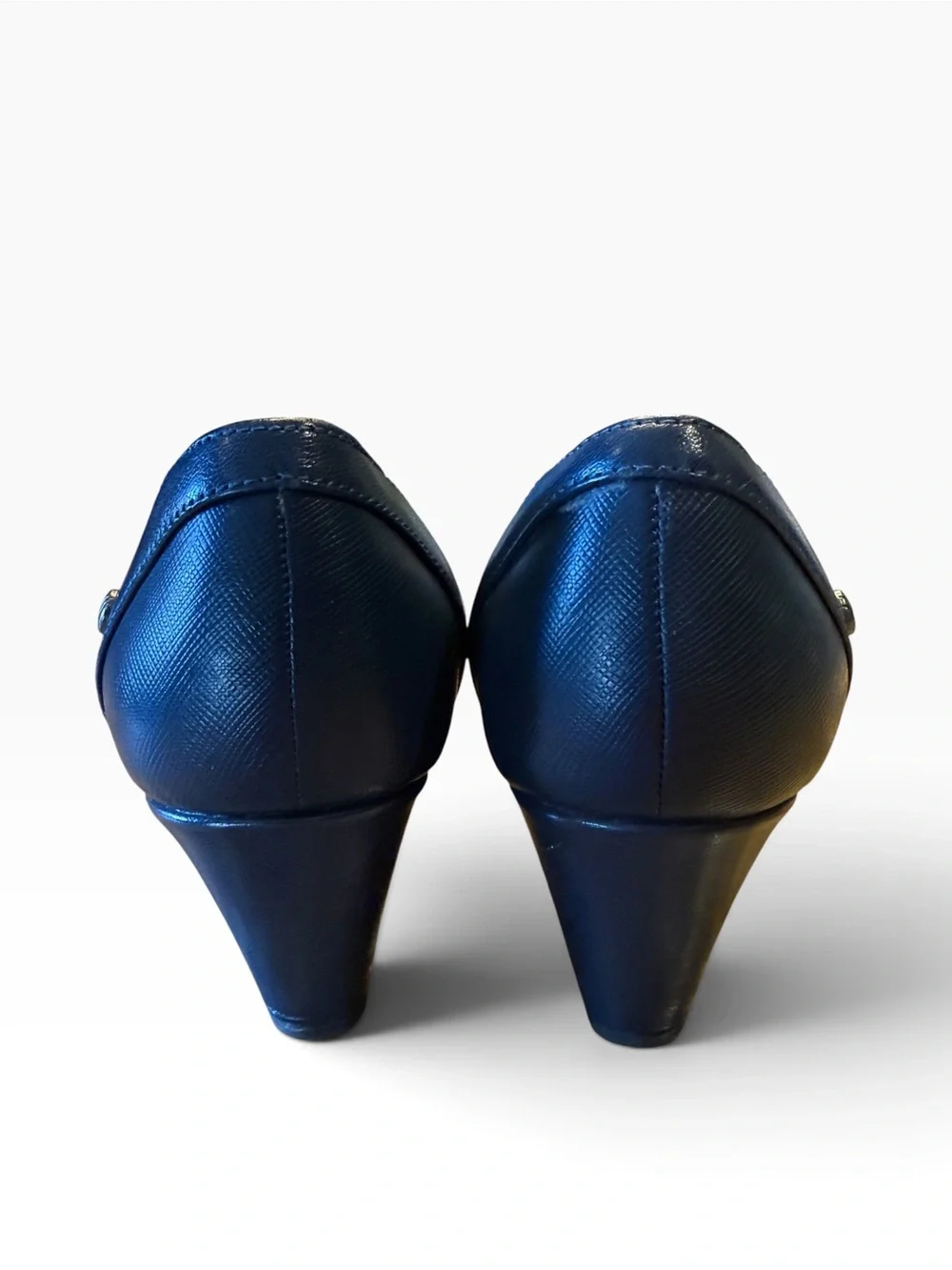 Life Stride Soft Systems Dreams Women’s 7.5 Navy Wedge Pumps